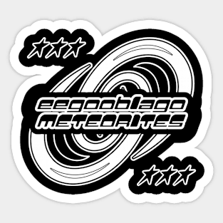 Official "eegooblago meteorites" Meteorite Sticker